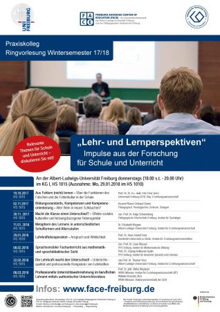 Poster Ringvorlesung Wintersemester 2017/18