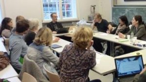 Teilnehmerinnen und Teilnehmer des Meet-The-Expert-Treffens