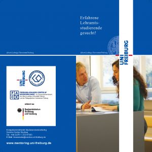 Flyer: "Erfahrene Lehramtsstudierende gesucht"