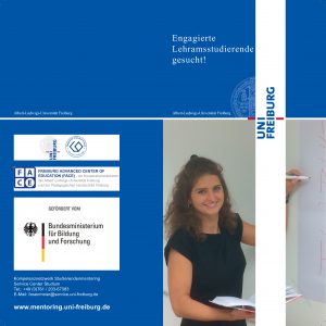 Flyer: "Begeisterte Lehrerinnen und Lehrer gesucht"