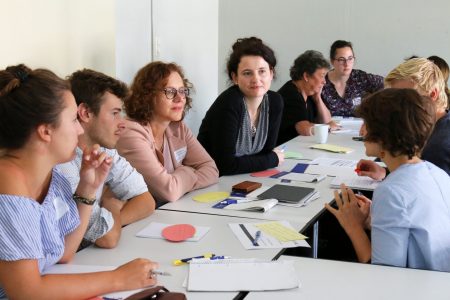 Workshop "Bedarfe von Schulen zu Inklusion forschungsbasiert begleiten – Freiburger Inklusive Schulbegleitforschung (FRISBI)" beim Praxisphasentag 2018