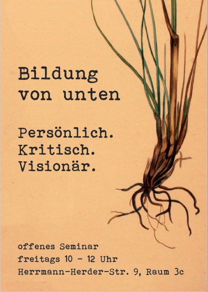 Flyer Bildung von unten