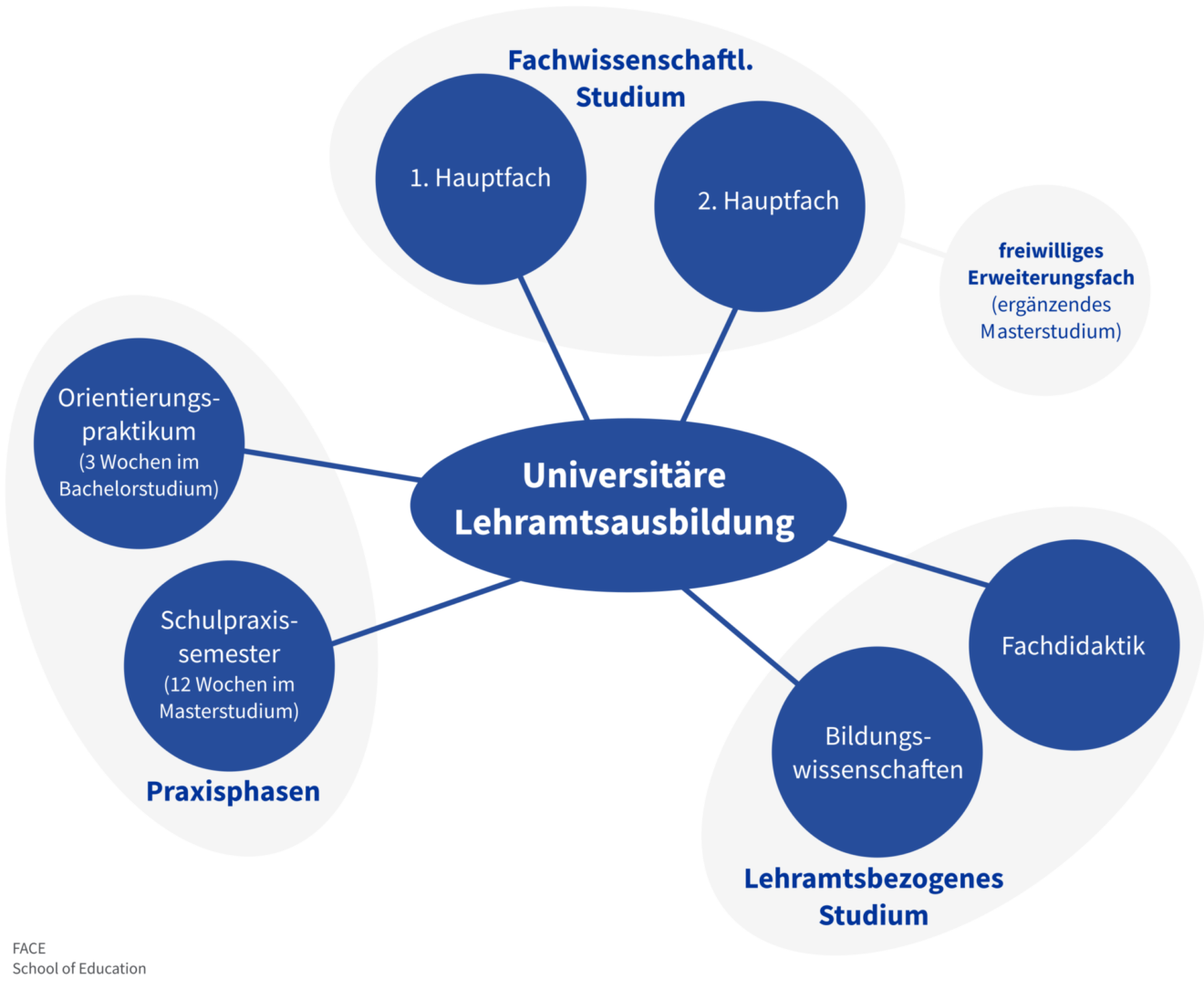Studienangebot (Universität) School of Education FACE