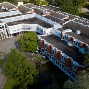 The Freiburg University of Music from above