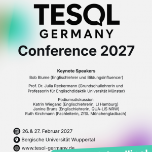 Erste Seite des Call for Papers für die TESOL Conference 2027