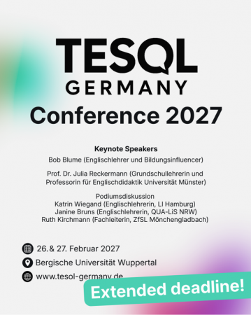Erste Seite des Call for Papers für die TESOL Conference 2027